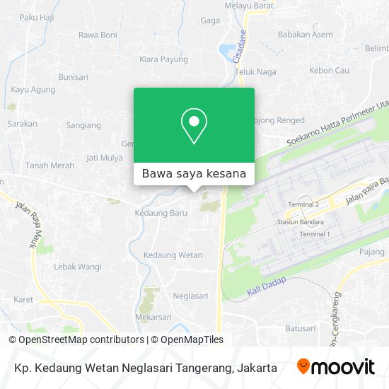 Peta Kp. Kedaung Wetan Neglasari Tangerang