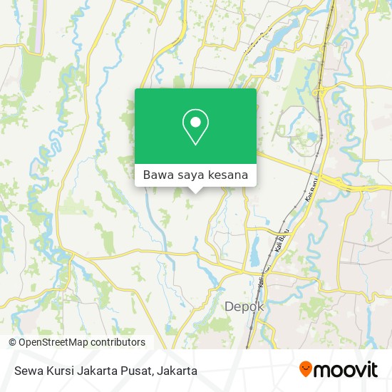 Peta Sewa Kursi Jakarta Pusat
