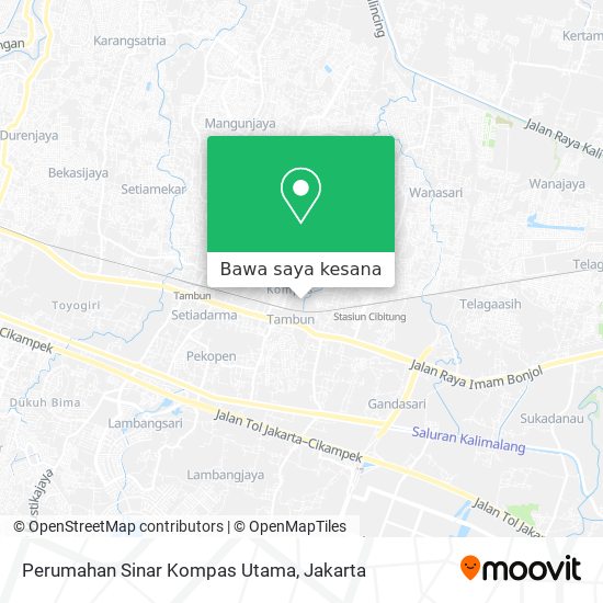 Peta Perumahan Sinar Kompas Utama