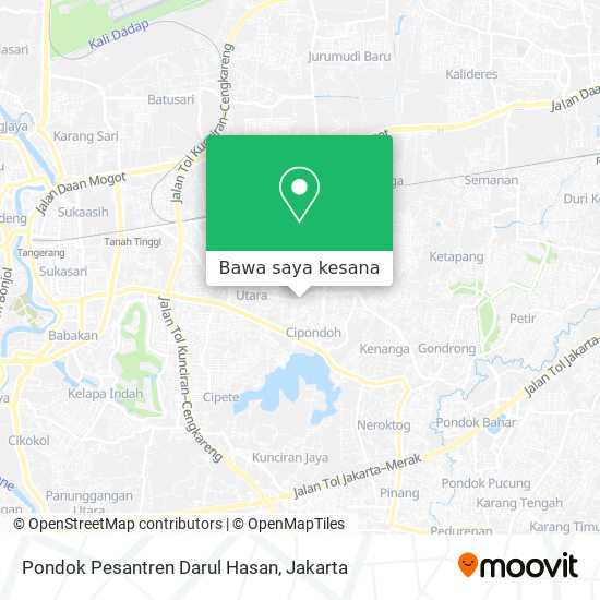 Peta Pondok Pesantren Darul Hasan