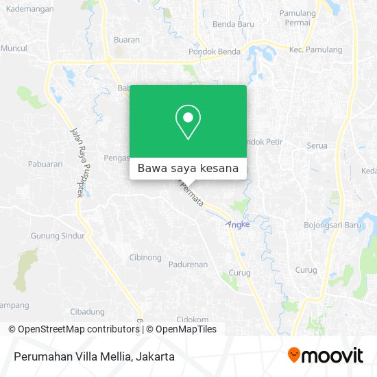 Peta Perumahan Villa Mellia