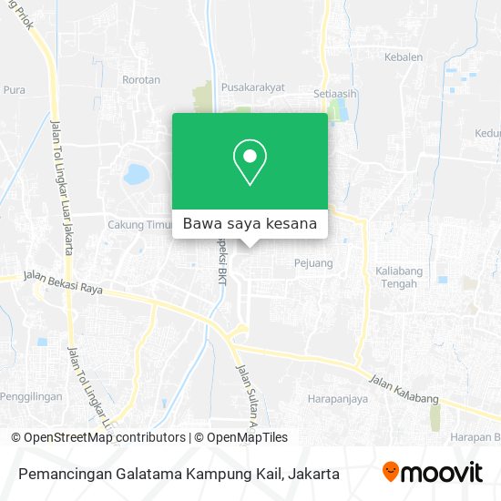 Peta Pemancingan Galatama Kampung Kail