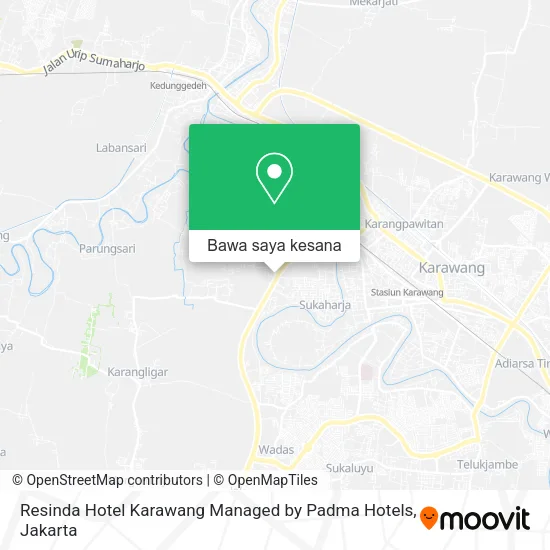 Peta Resinda Hotel Karawang Managed by Padma Hotels