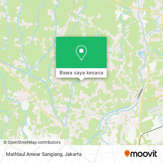 Peta Mathlaul Anwar Sangiang