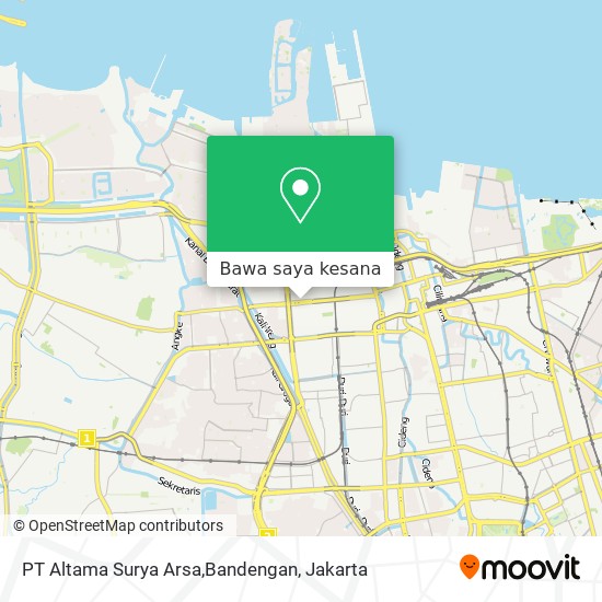 Peta PT Altama Surya Arsa,Bandengan