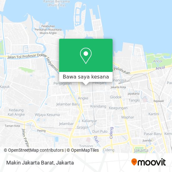Peta Makin Jakarta Barat