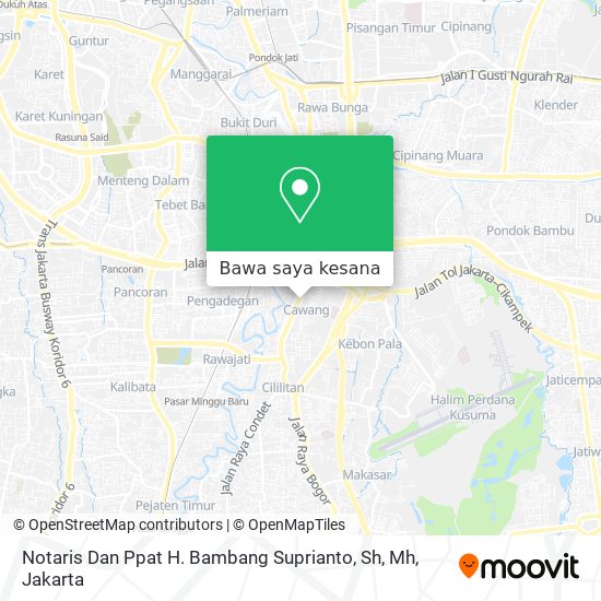 Peta Notaris Dan Ppat H. Bambang Suprianto, Sh, Mh