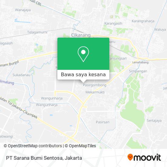 Peta PT Sarana Bumi Sentosa