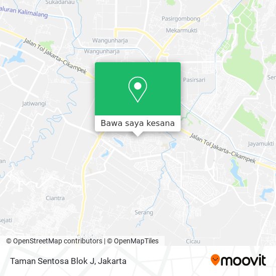 Peta Taman Sentosa Blok J