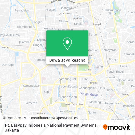 Peta Pt. Easypay Indonesia National Payment Systems