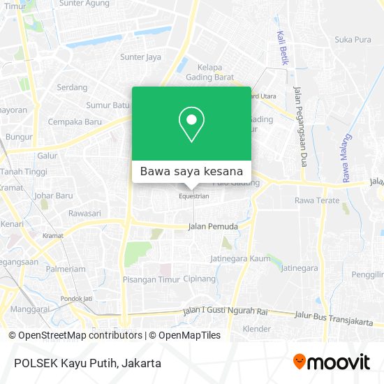 Peta POLSEK Kayu Putih