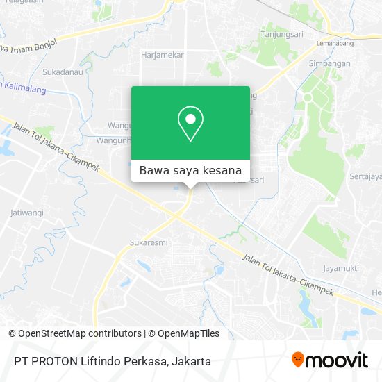 Peta PT PROTON Liftindo Perkasa