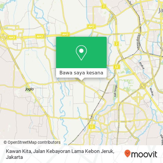 Peta Kawan Kita, Jalan Kebayoran Lama Kebon Jeruk