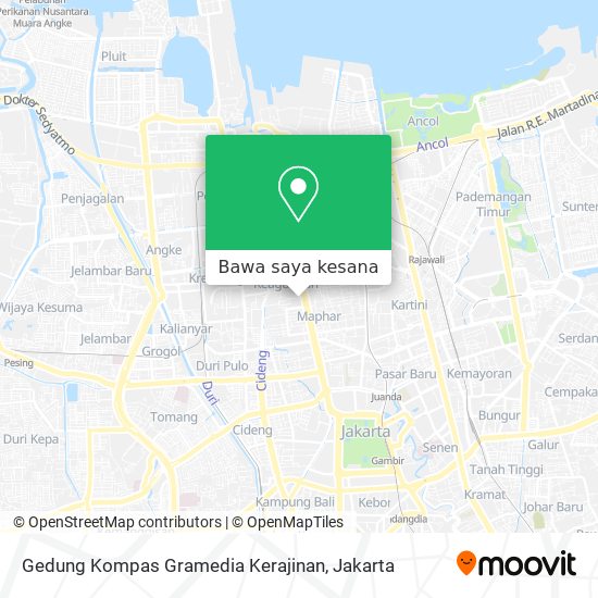 Peta Gedung Kompas Gramedia Kerajinan