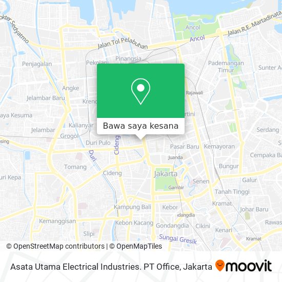 Peta Asata Utama Electrical Industries. PT Office