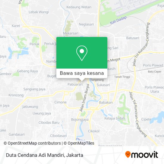Peta Duta Cendana Adi Mandiri