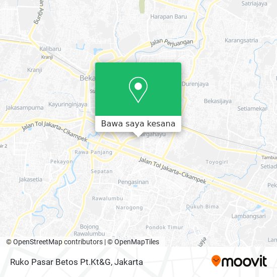 Peta Ruko Pasar Betos Pt.Kt&G