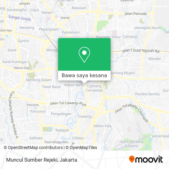 Peta Muncul Sumber Rejeki