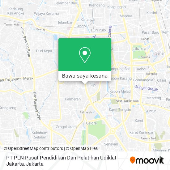 Peta PT PLN Pusat Pendidikan Dan Pelatihan Udiklat Jakarta