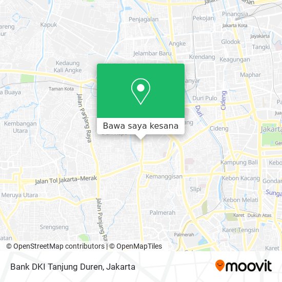 Peta Bank DKI Tanjung Duren