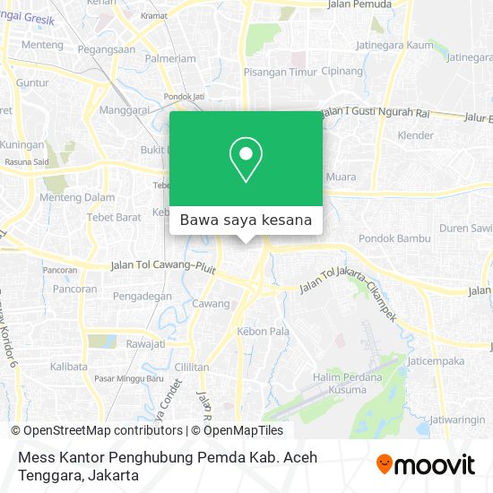 Peta Mess Kantor Penghubung Pemda Kab. Aceh Tenggara