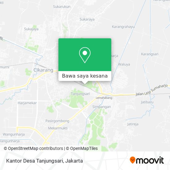 Peta Kantor Desa Tanjungsari