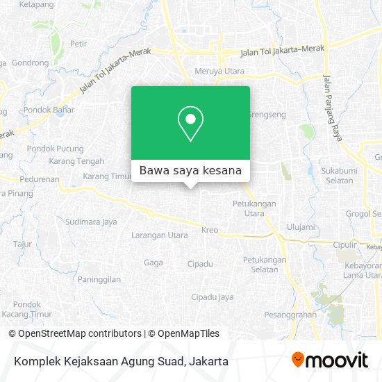 Peta Komplek Kejaksaan Agung Suad