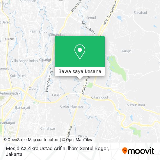 Peta Mesjd Az Zikra Ustad Arifin Ilham Sentul Bogor