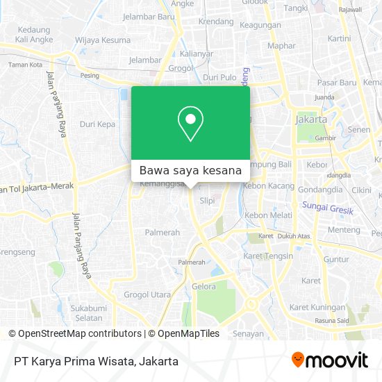 Peta PT Karya Prima Wisata