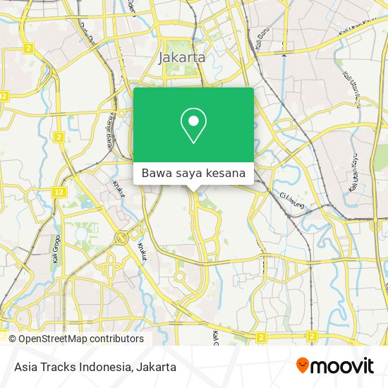Peta Asia Tracks Indonesia