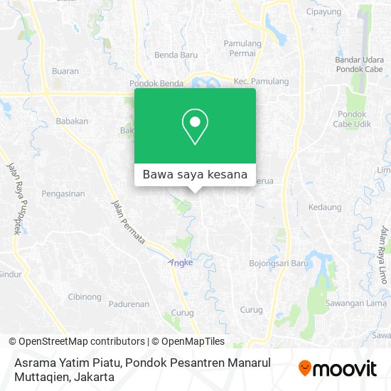 Peta Asrama Yatim Piatu, Pondok Pesantren Manarul Muttaqien