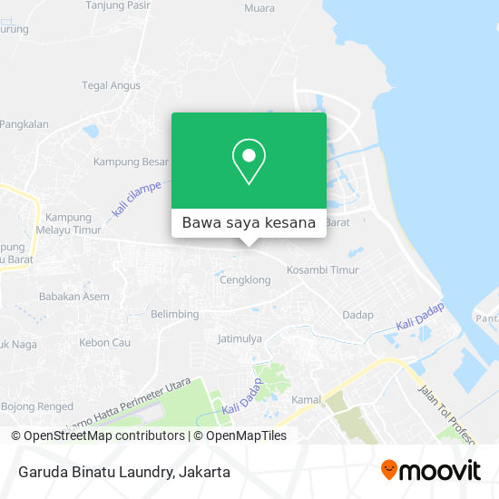 Peta Garuda Binatu Laundry