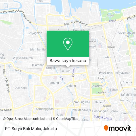 Peta PT. Surya Bali Mulia
