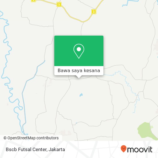 Peta Bscb Futsal Center, Jalan Raya Cisoka-Tigaraksa