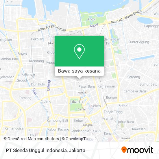 Peta PT Sienda Unggul Indonesia