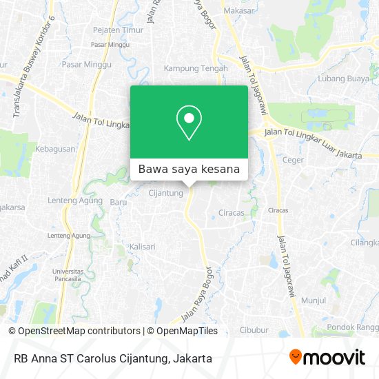 Peta RB Anna ST Carolus Cijantung