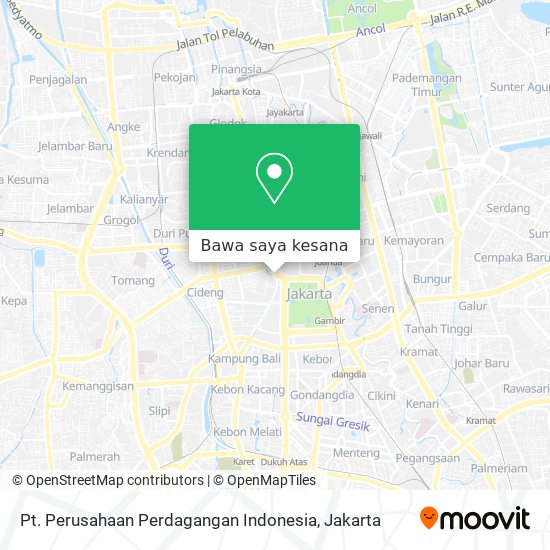 Peta Pt. Perusahaan Perdagangan Indonesia