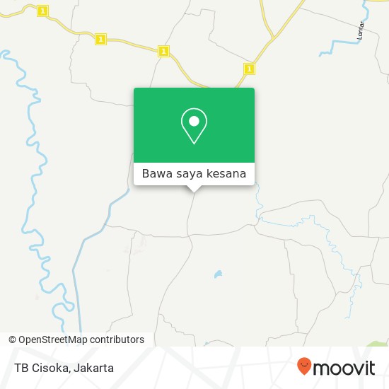 Peta TB Cisoka, Jalan Raya Cangkudu