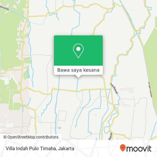 Peta Villa Indah Pulo Timaha, Villa Indah Pulo Timaha