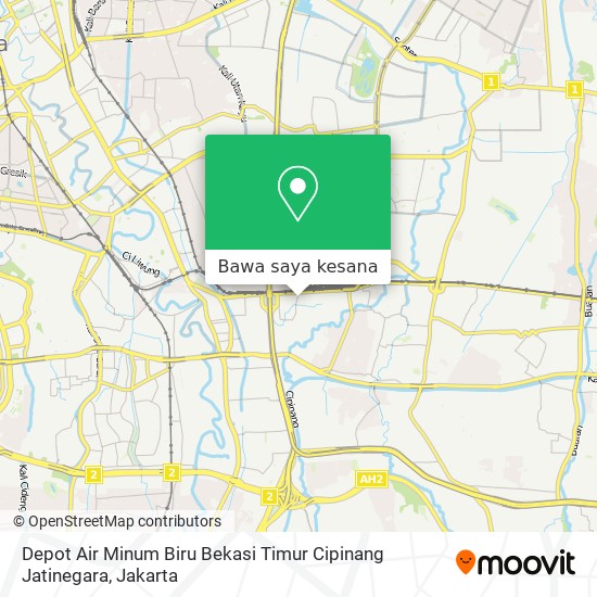 Peta Depot Air Minum Biru Bekasi Timur Cipinang Jatinegara