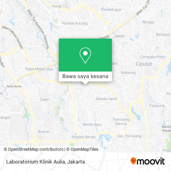 Peta Laboratorium Klinik Aulia