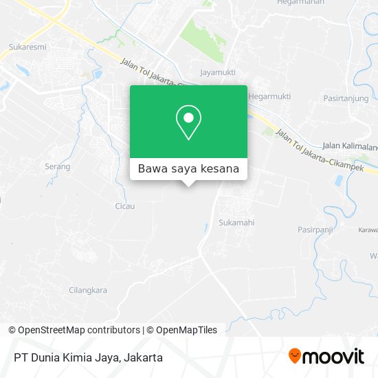 Peta PT Dunia Kimia Jaya