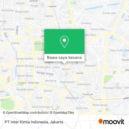 Peta PT Inter Kimia Indonesia