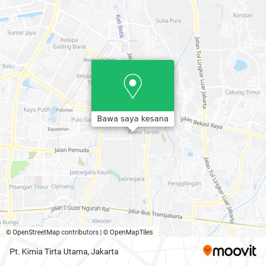 Peta Pt. Kimia Tirta Utama