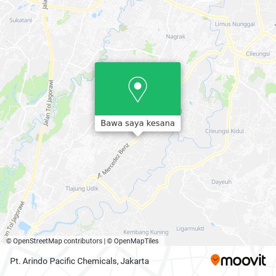 Peta Pt. Arindo Pacific Chemicals