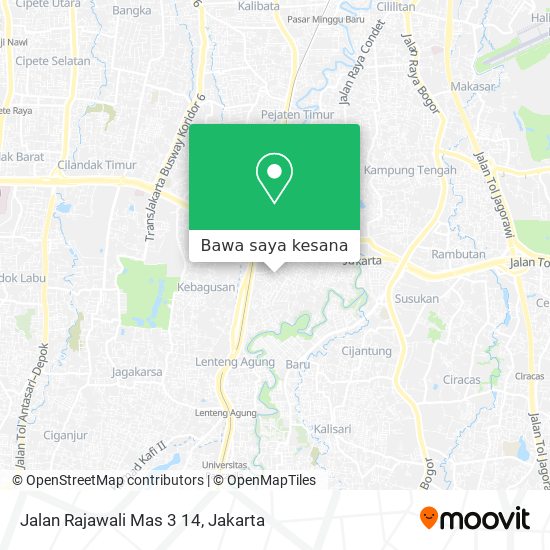 Peta Jalan Rajawali Mas 3 14