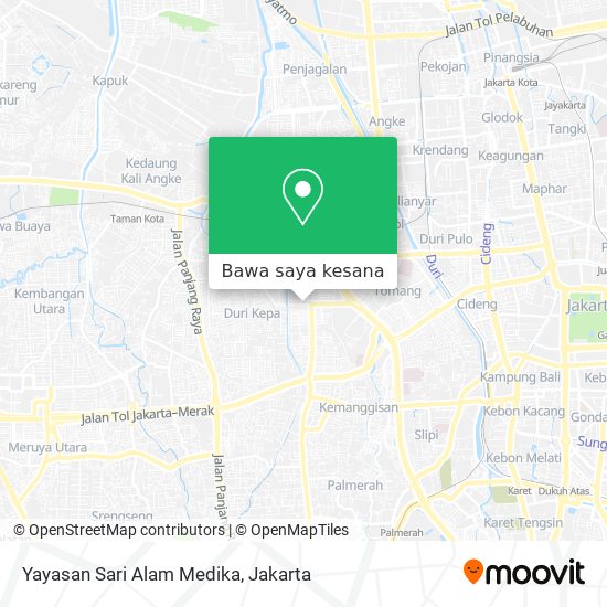 Peta Yayasan Sari Alam Medika