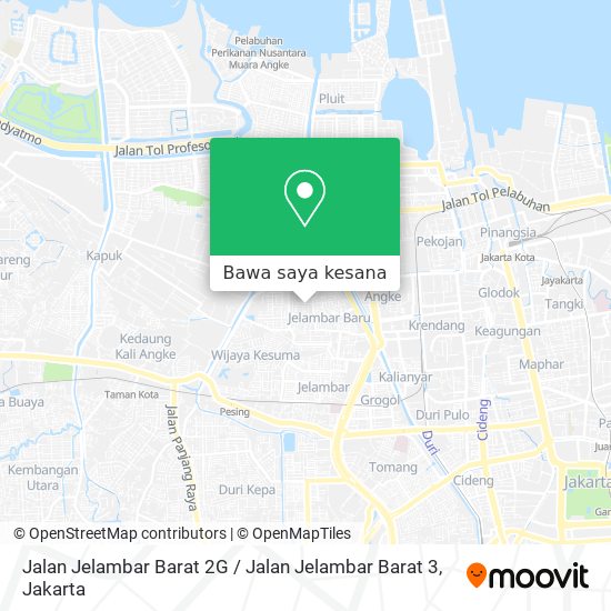 Peta Jalan Jelambar Barat 2G / Jalan Jelambar Barat 3