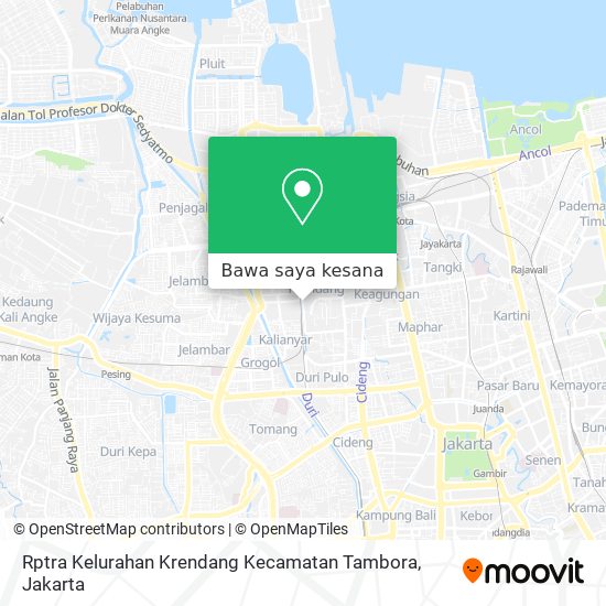 Peta Rptra Kelurahan Krendang Kecamatan Tambora