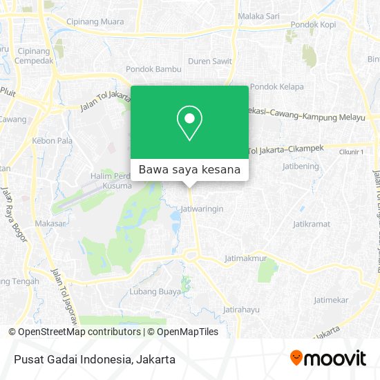 Peta Pusat Gadai Indonesia